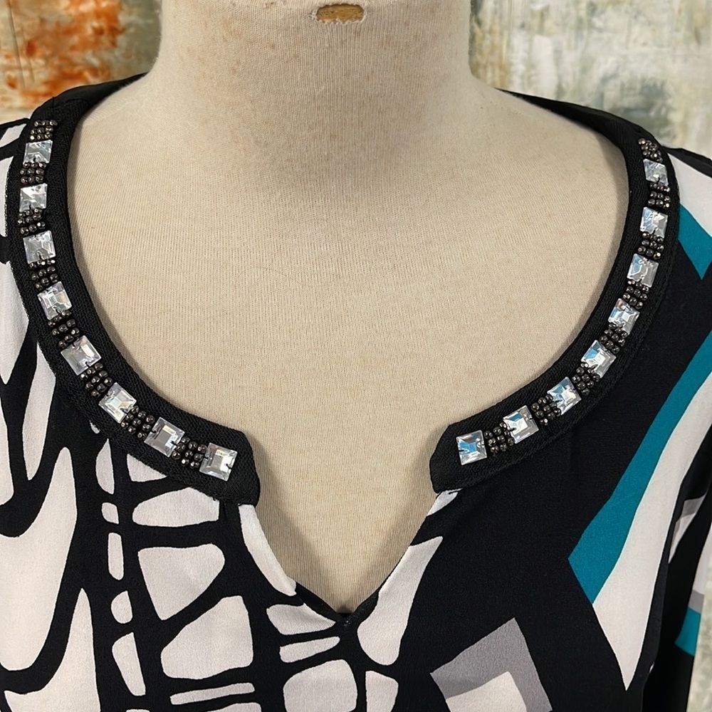 JM Collection Blouse - Picture 2 of 5